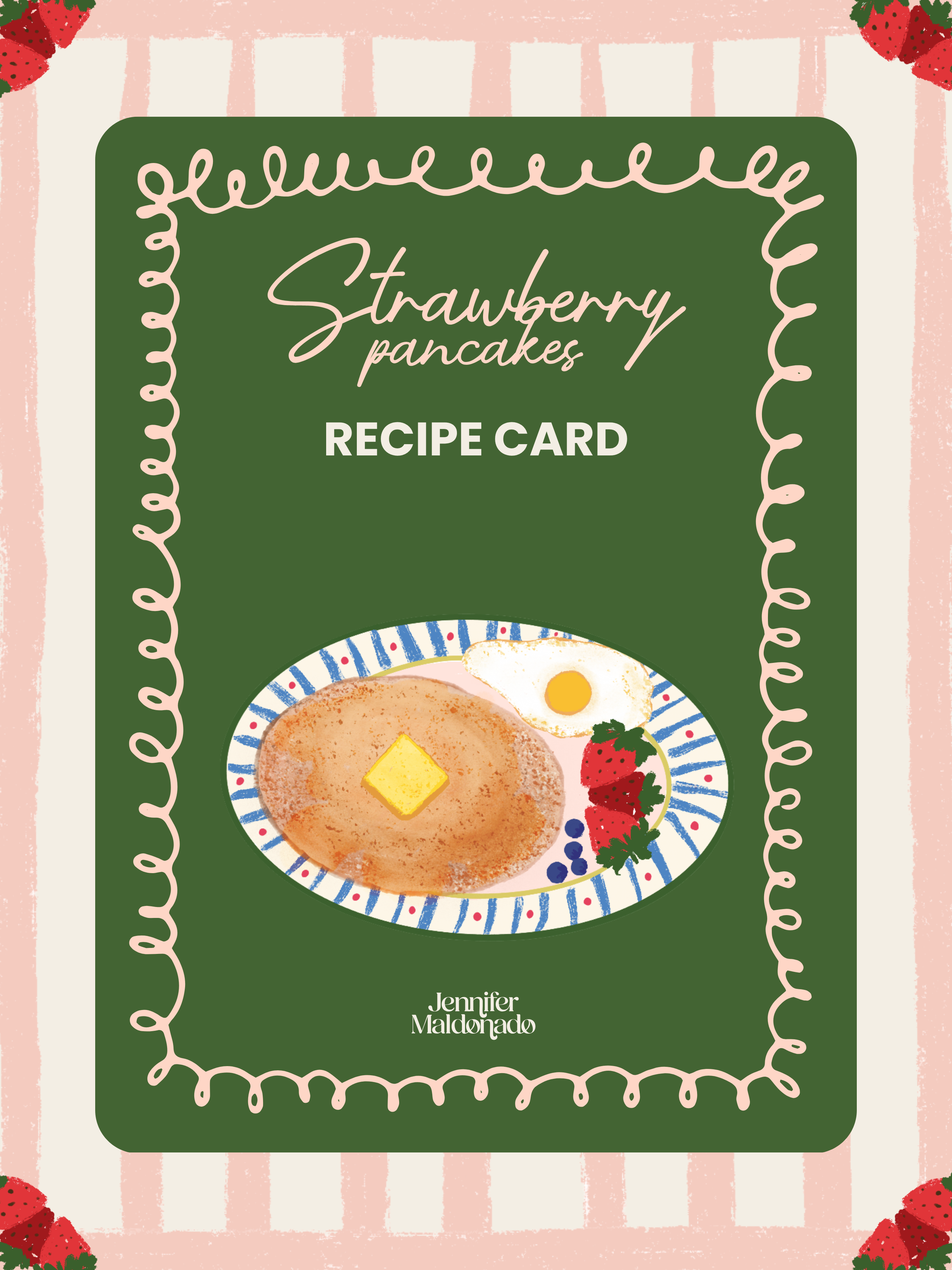 Strawberry Pancakes Recipe